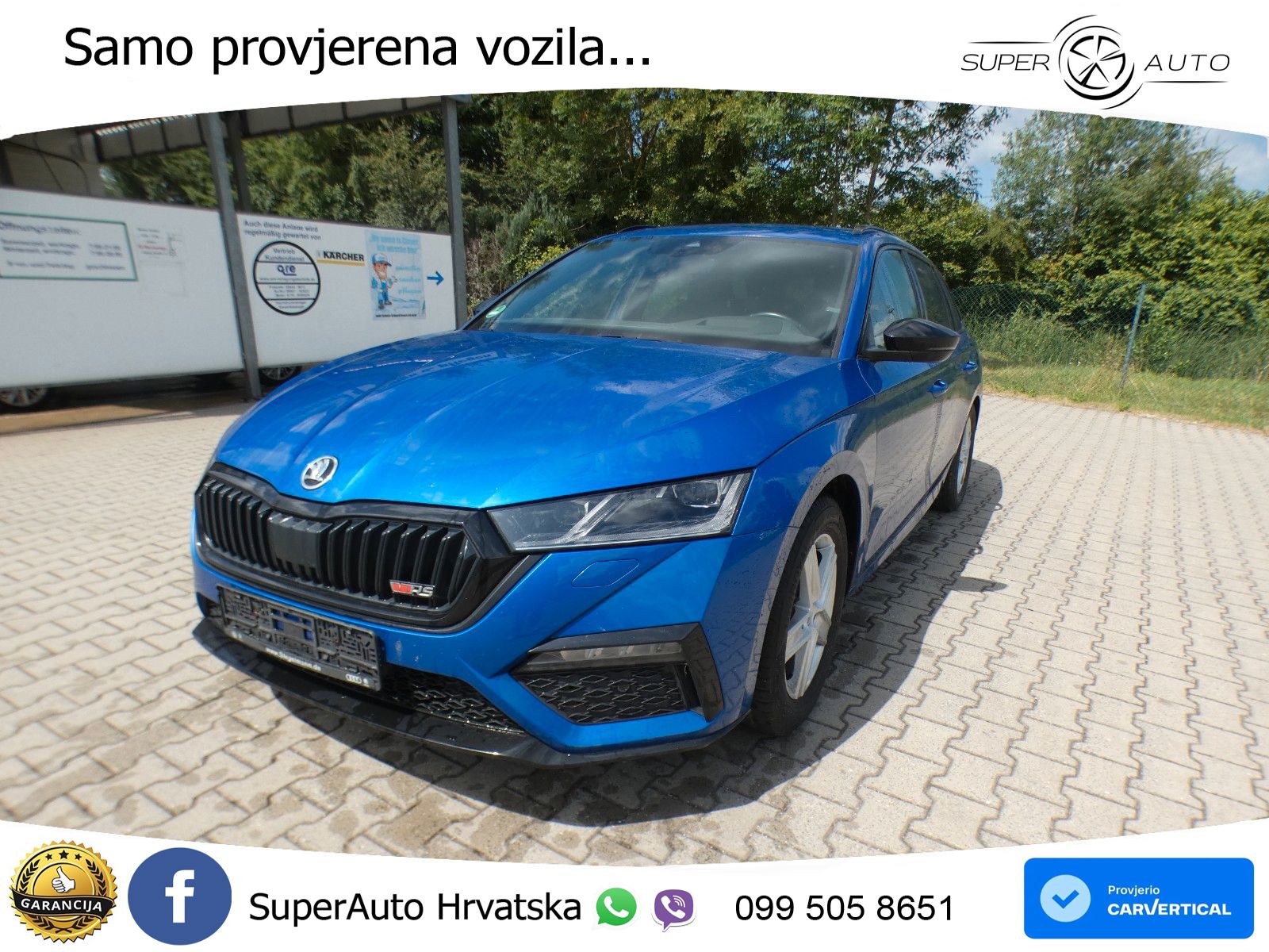 Škoda Octavia Combi RS 2.0 TDI (200 KS) DSG LED+GR SJED+ACC
