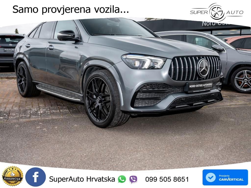 Mercedes AMG GLE Coupe 53 (435 KS) EQ Boost 4MATIC+ AMG SPEEDSHIFT TCT 9G ACC+HEAD+4xGR SJED+360+PANO