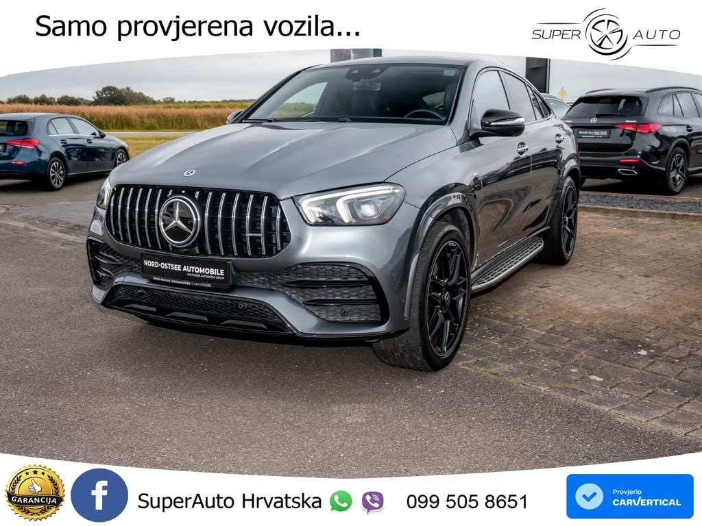 Mercedes AMG GLE Coupe 53 (435 KS) EQ Boost 4MATIC+ AMG SPEEDSHIFT TCT 9G ACC+HEAD+4xGR SJED+360+PANO