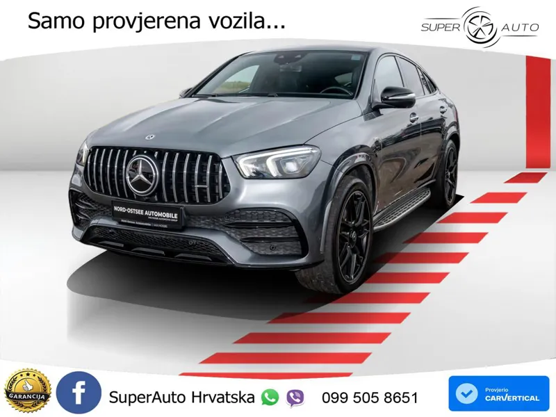 Mercedes AMG GLE Coupe 53 (435 KS) EQ Boost 4MATIC+ AMG SPEEDSHIFT TCT 9G ACC+HEAD+4xGR SJED+360+PANO