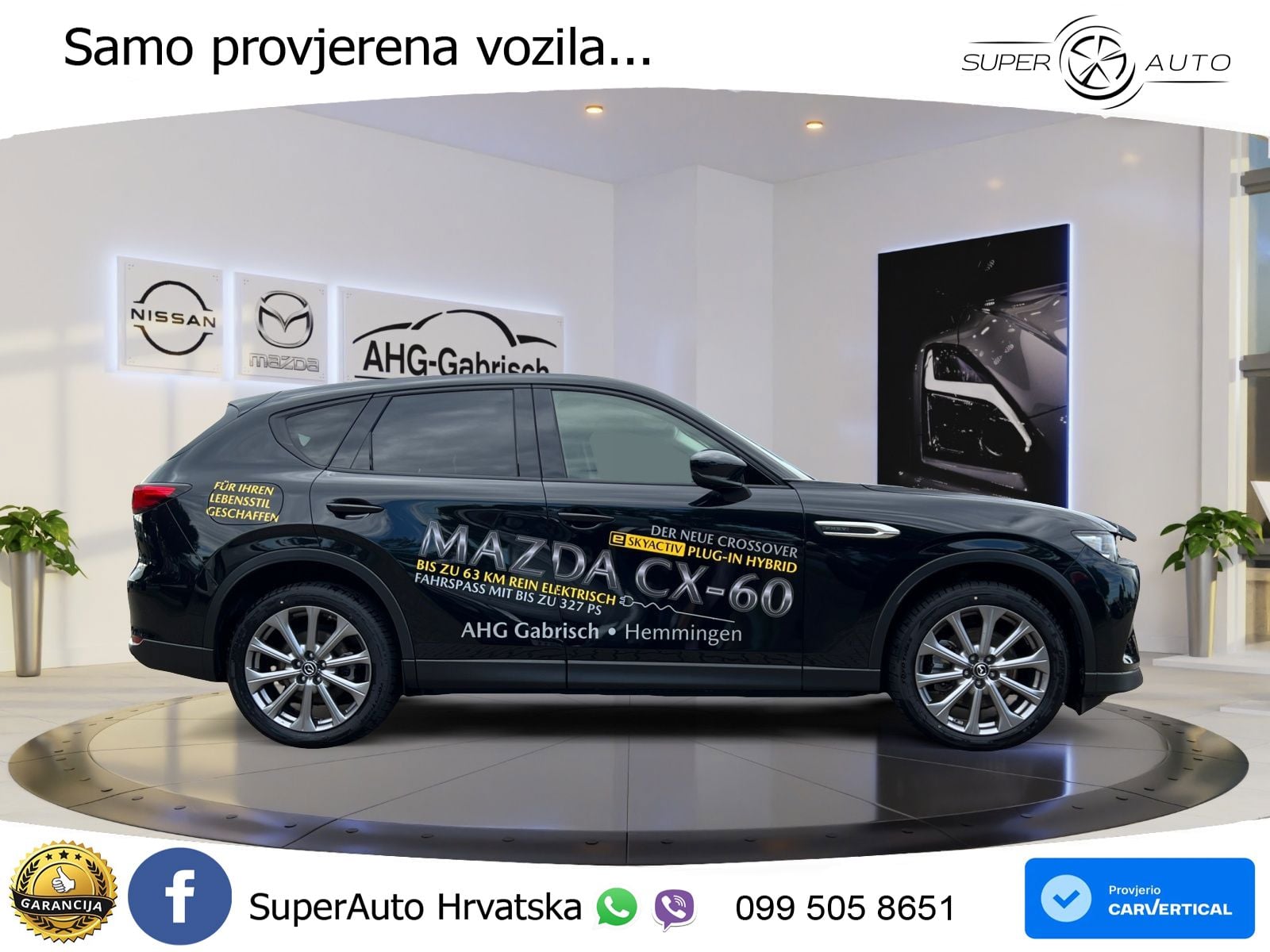 Mazda CX-60 2.5 e-Skyactiv (328 KS) AWD Automatic LED+GR SJED+ACC