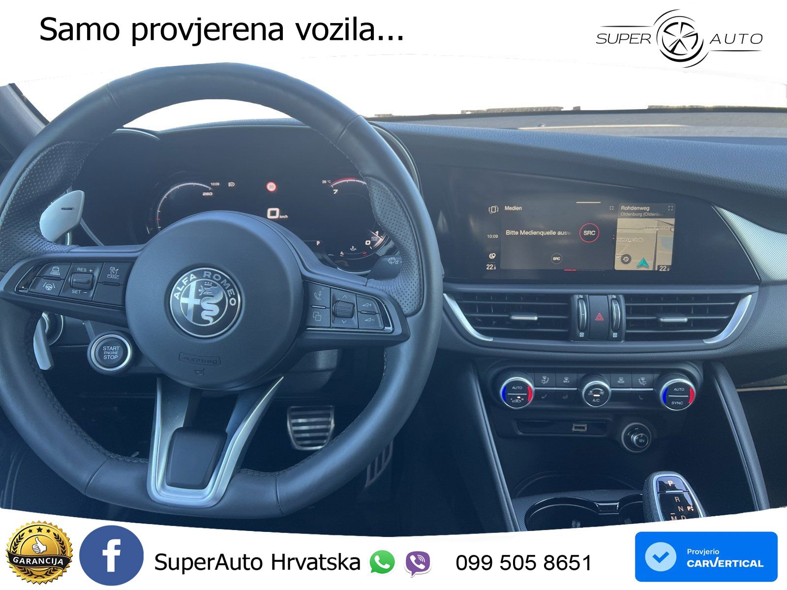 Alfa Romeo Giulia 2.0 Turbo (280 KS) AWD Automatic LED+GR SJED+ACC
