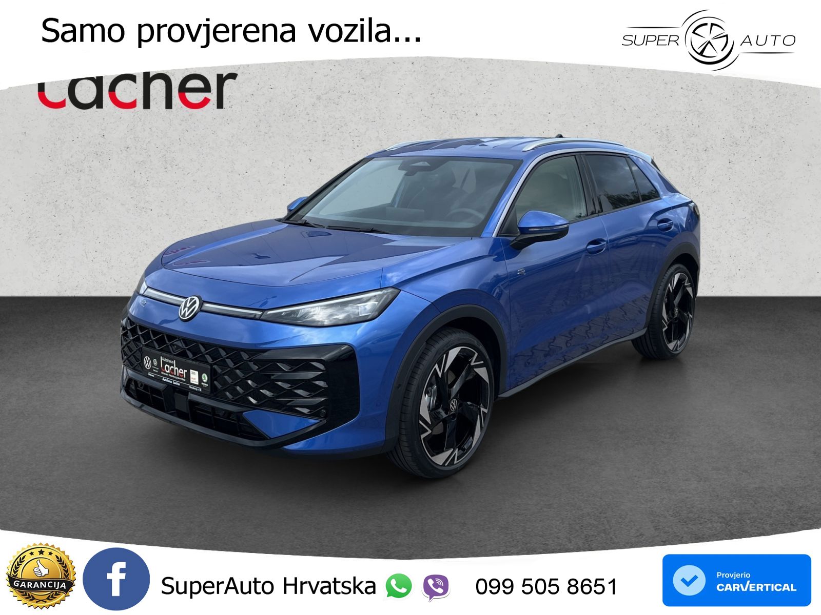 Volkswagen T-Roc 1.5 eTSI (150 KS)  DSG R-Line LED+GR SJED+ACC