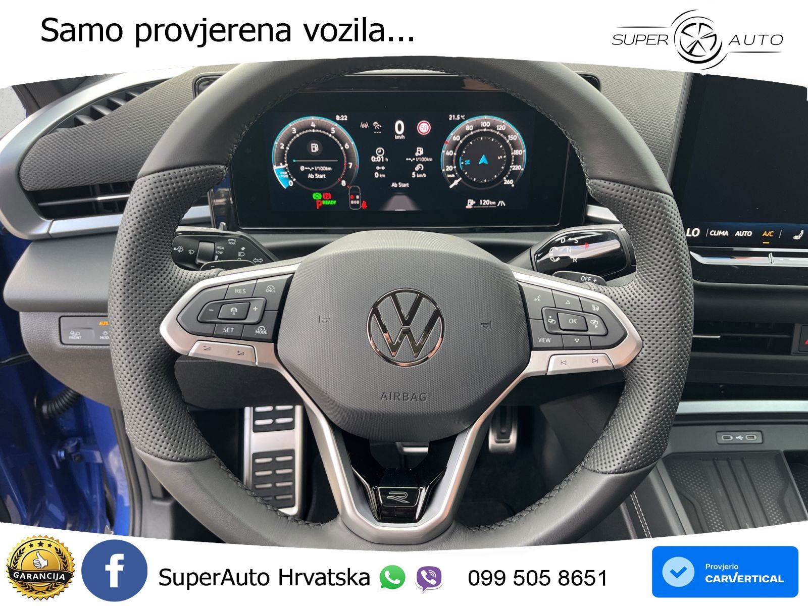 Volkswagen T-Roc 1.5 eTSI (150 KS)  DSG R-Line LED+GR SJED+ACC