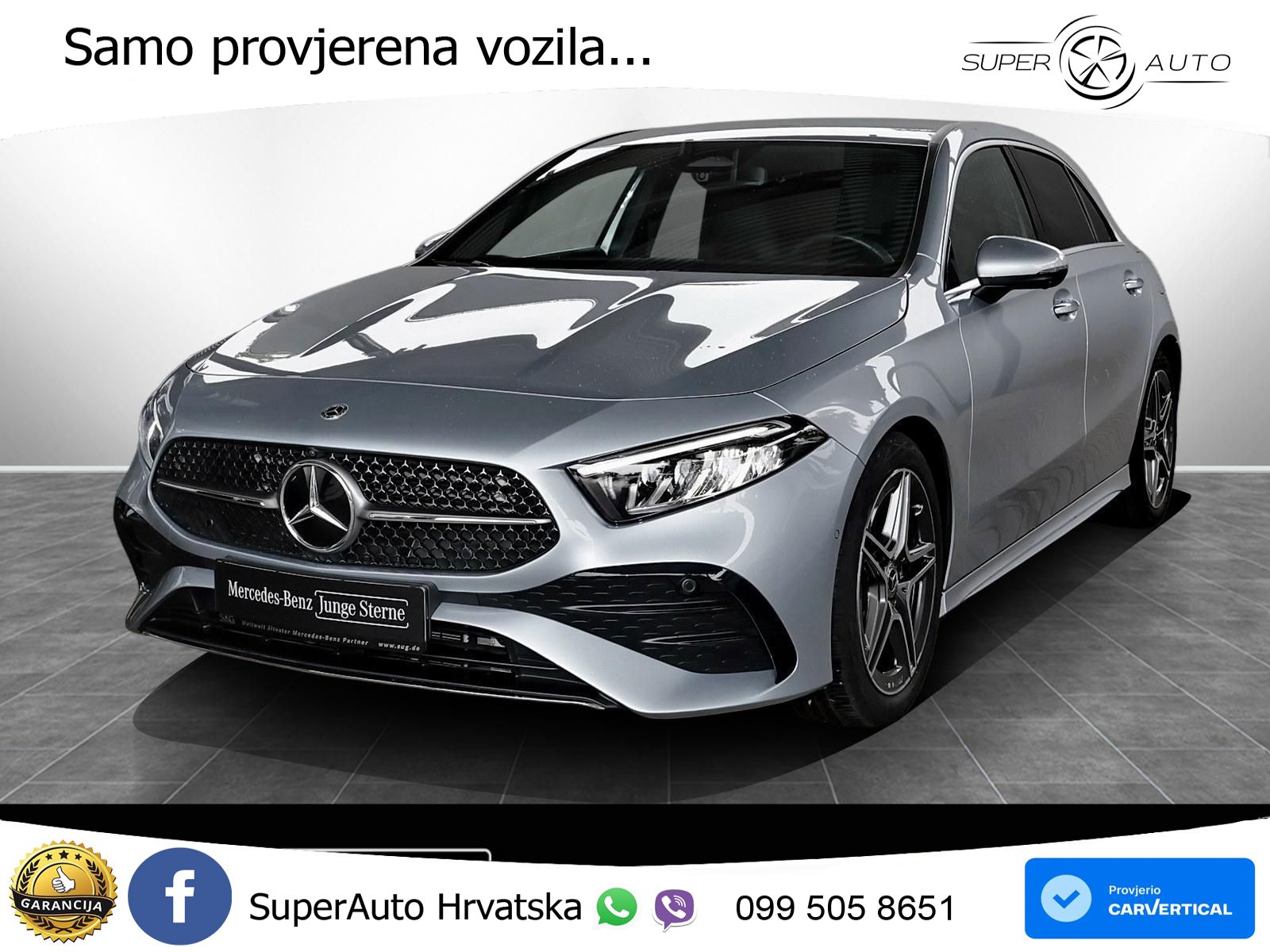 Mercedes-Benz A 180 7G-DCT AMG LED+GR SJED+ACC