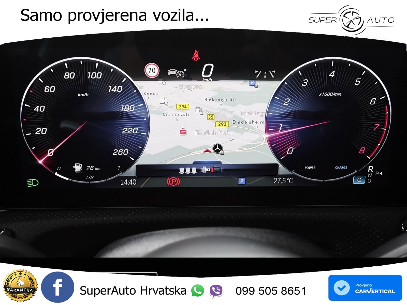 Mercedes-Benz A 180 7G-DCT AMG LED+GR SJED+ACC
