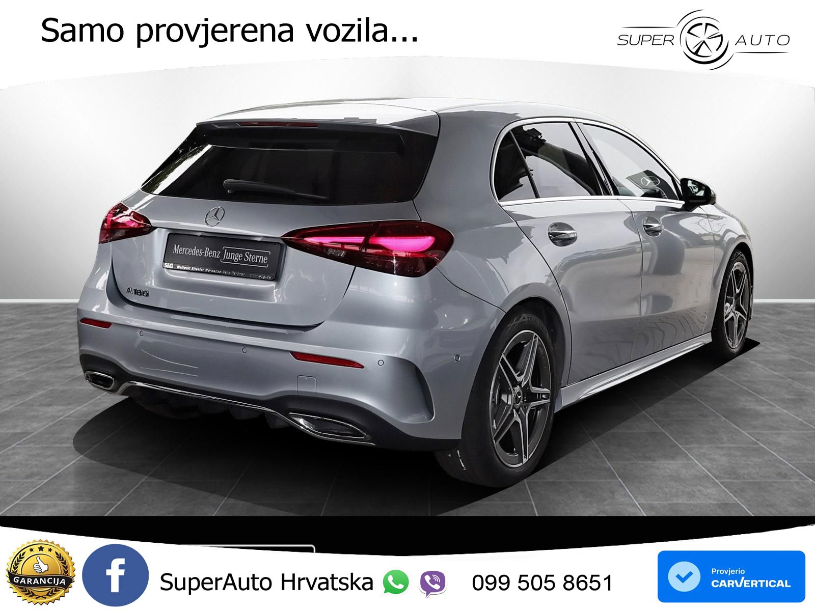 Mercedes-Benz A 180 7G-DCT AMG LED+GR SJED+ACC