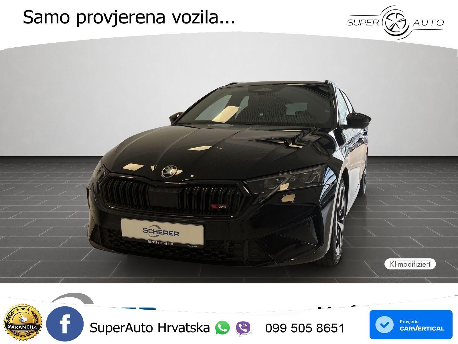 Škoda Octavia Combi RS 2.0 TSI (265 KS) DSG MATRIX+GR SJED+KAM