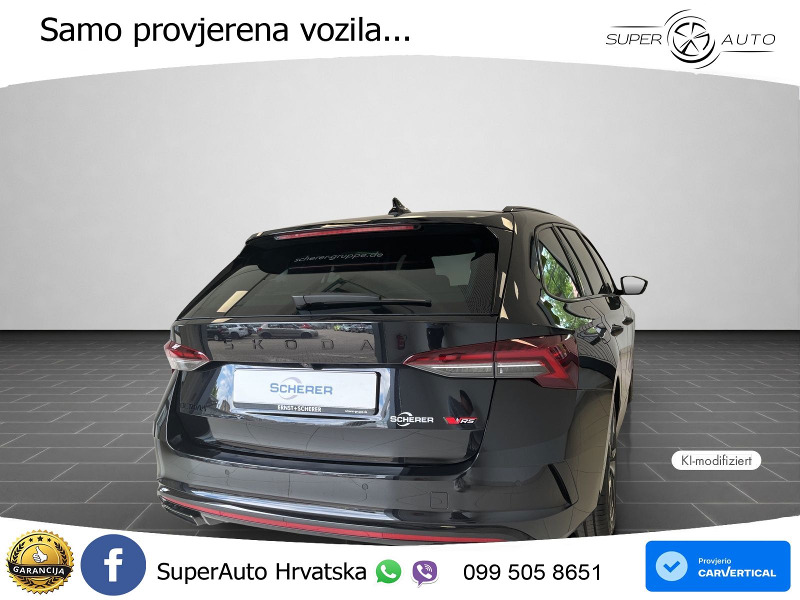 Škoda Octavia Combi RS 2.0 TSI (265 KS) DSG MATRIX+GR SJED+KAM