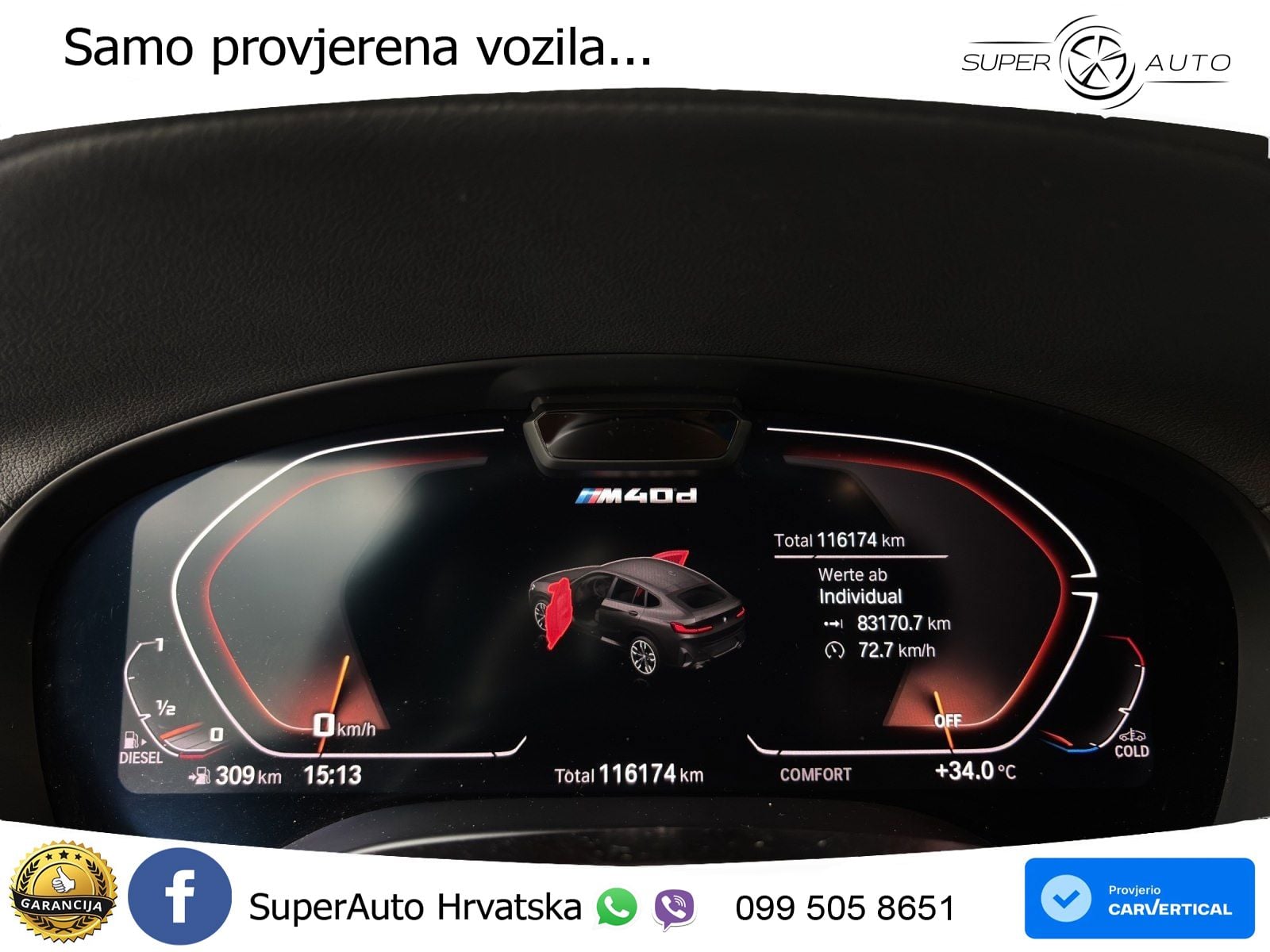 BMW X4 M40d (340 KS) xDrive Steptronic