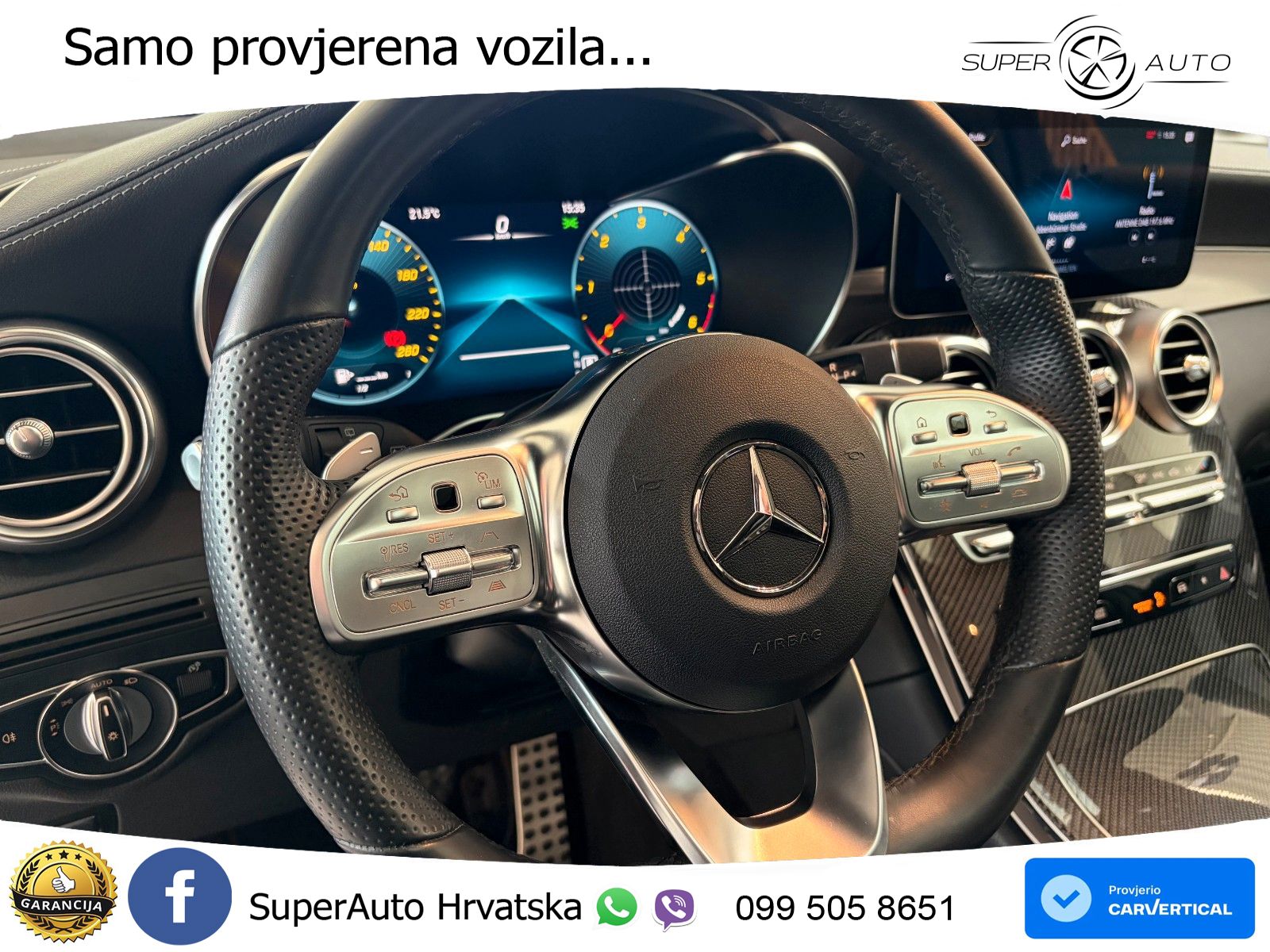 Mercedes GLC 300d (245 KS) 4MATIC G-TRONIC AMG LED+GR SJED+ACC