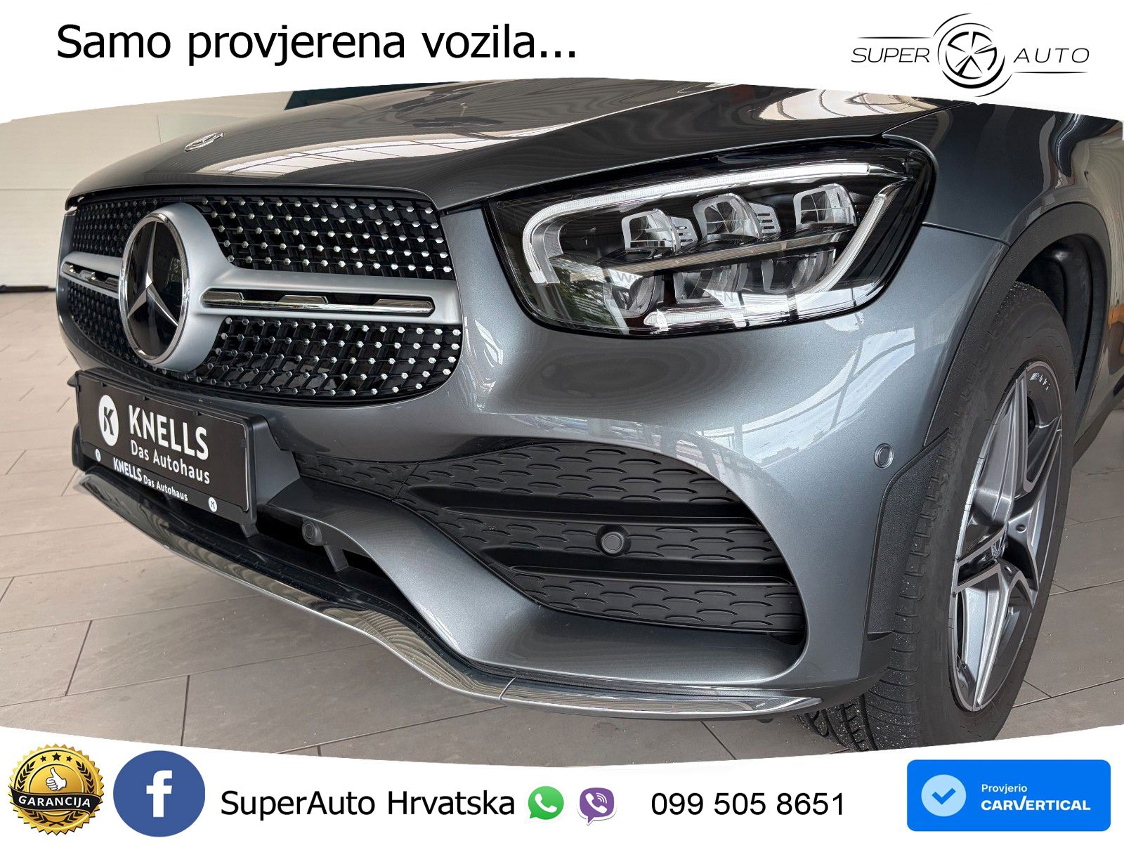 Mercedes GLC 300d (245 KS) 4MATIC G-TRONIC AMG LED+GR SJED+ACC