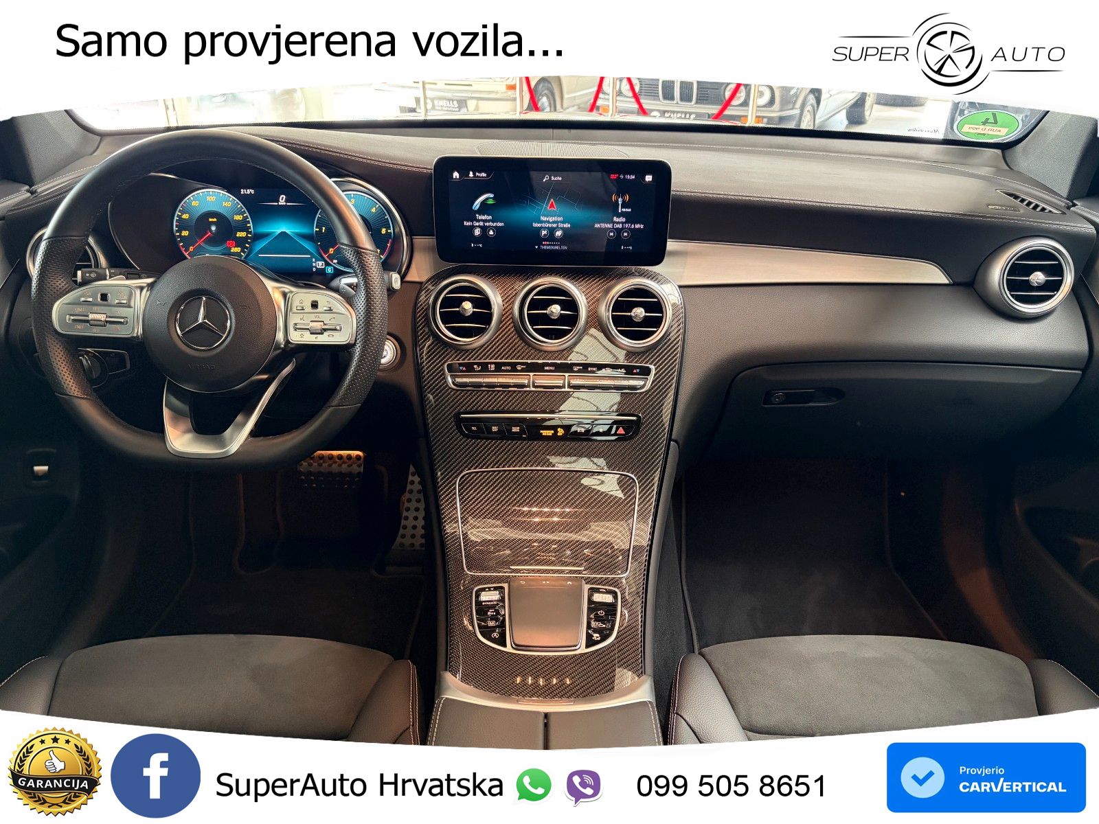 Mercedes GLC 300d (245 KS) 4MATIC G-TRONIC AMG LED+GR SJED+ACC