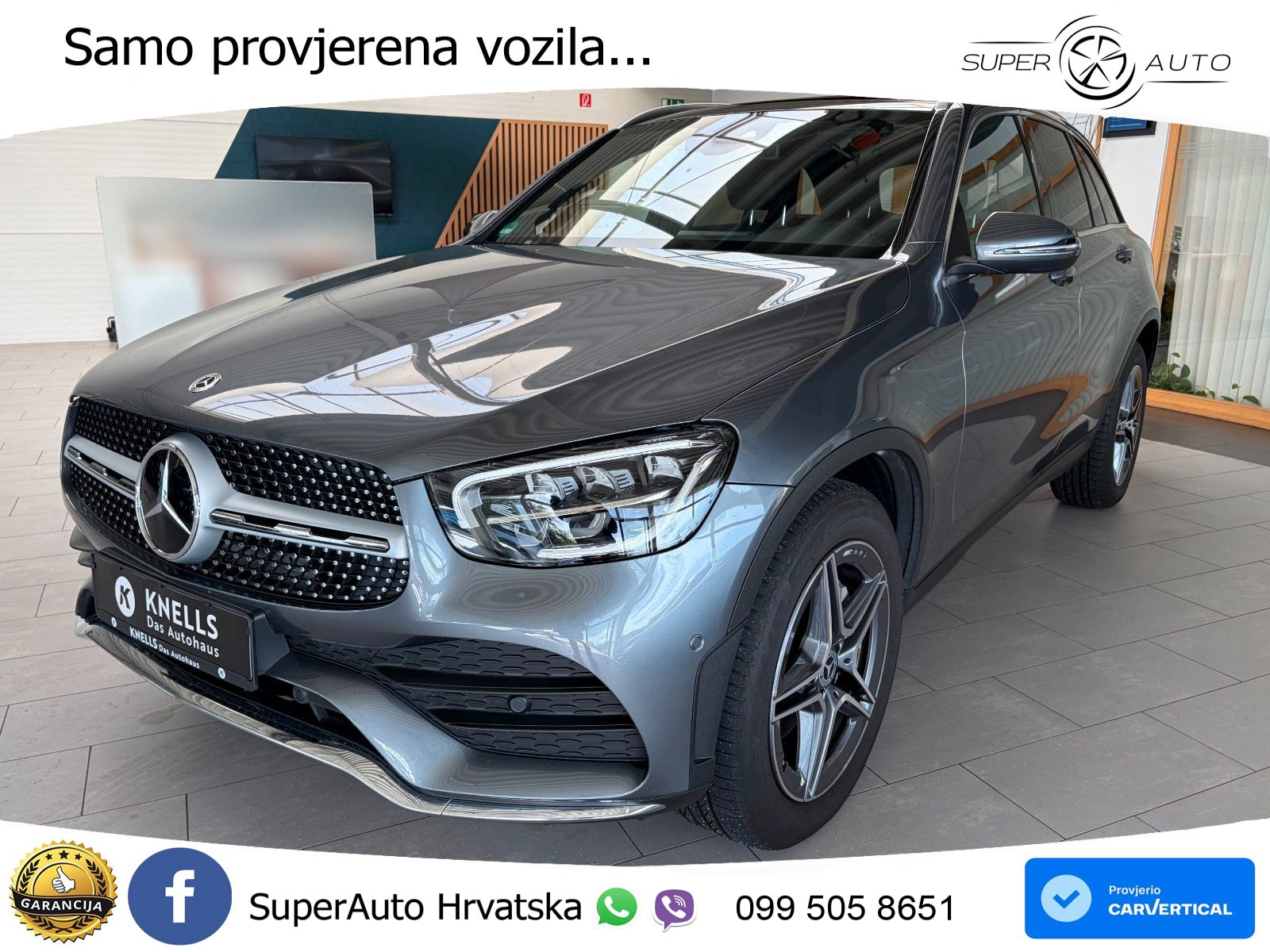 Mercedes GLC 300d (245 KS) 4MATIC G-TRONIC AMG LED+GR SJED+ACC