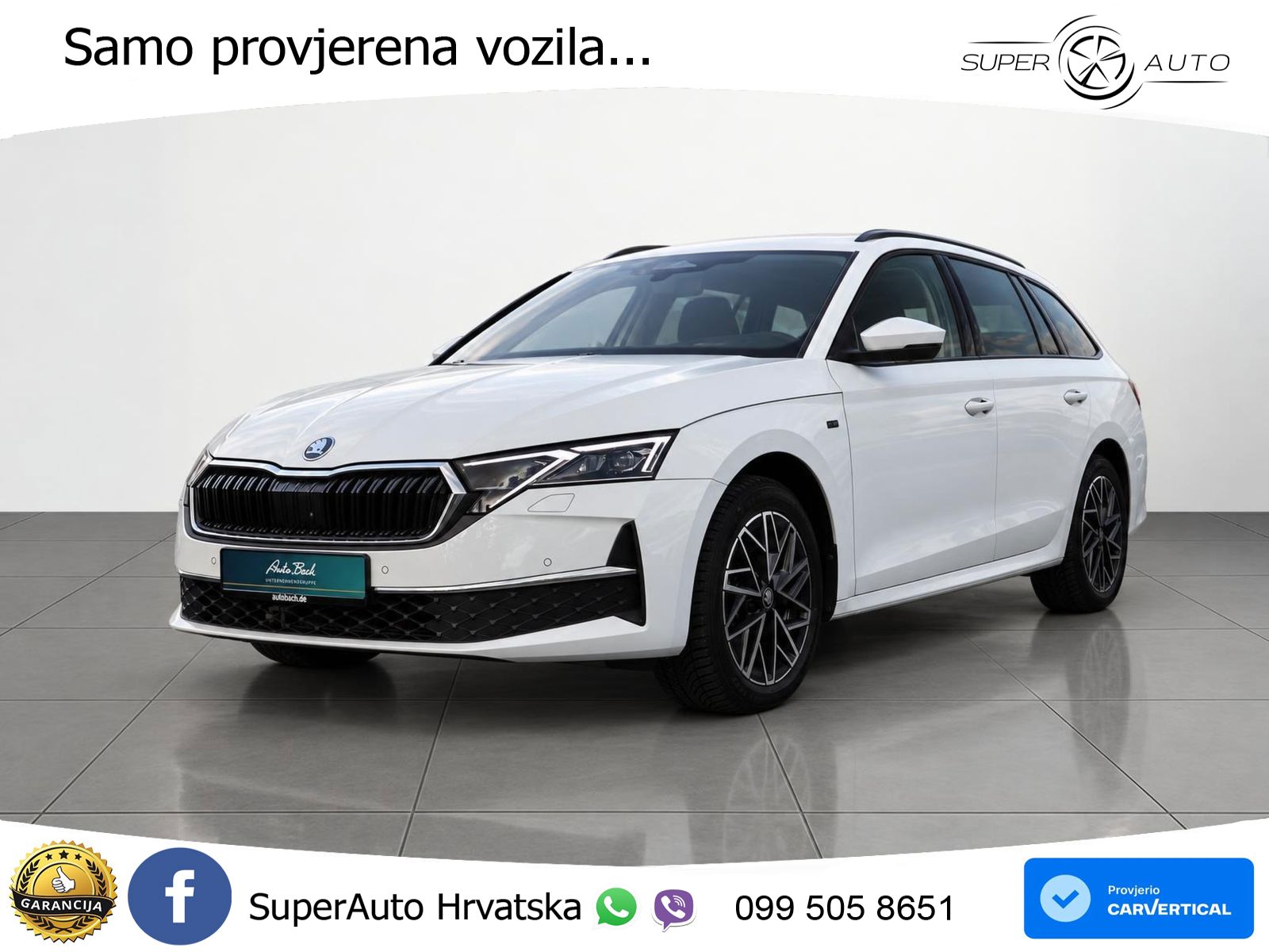 Škoda Octavia Combi 2.0 TDI (150 KS) DSG LED+GR SJED+ACC