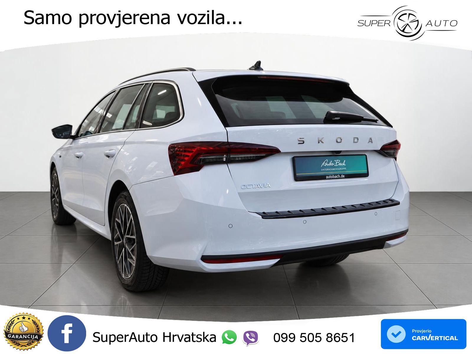 Škoda Octavia Combi 2.0 TDI (150 KS) DSG LED+GR SJED+ACC