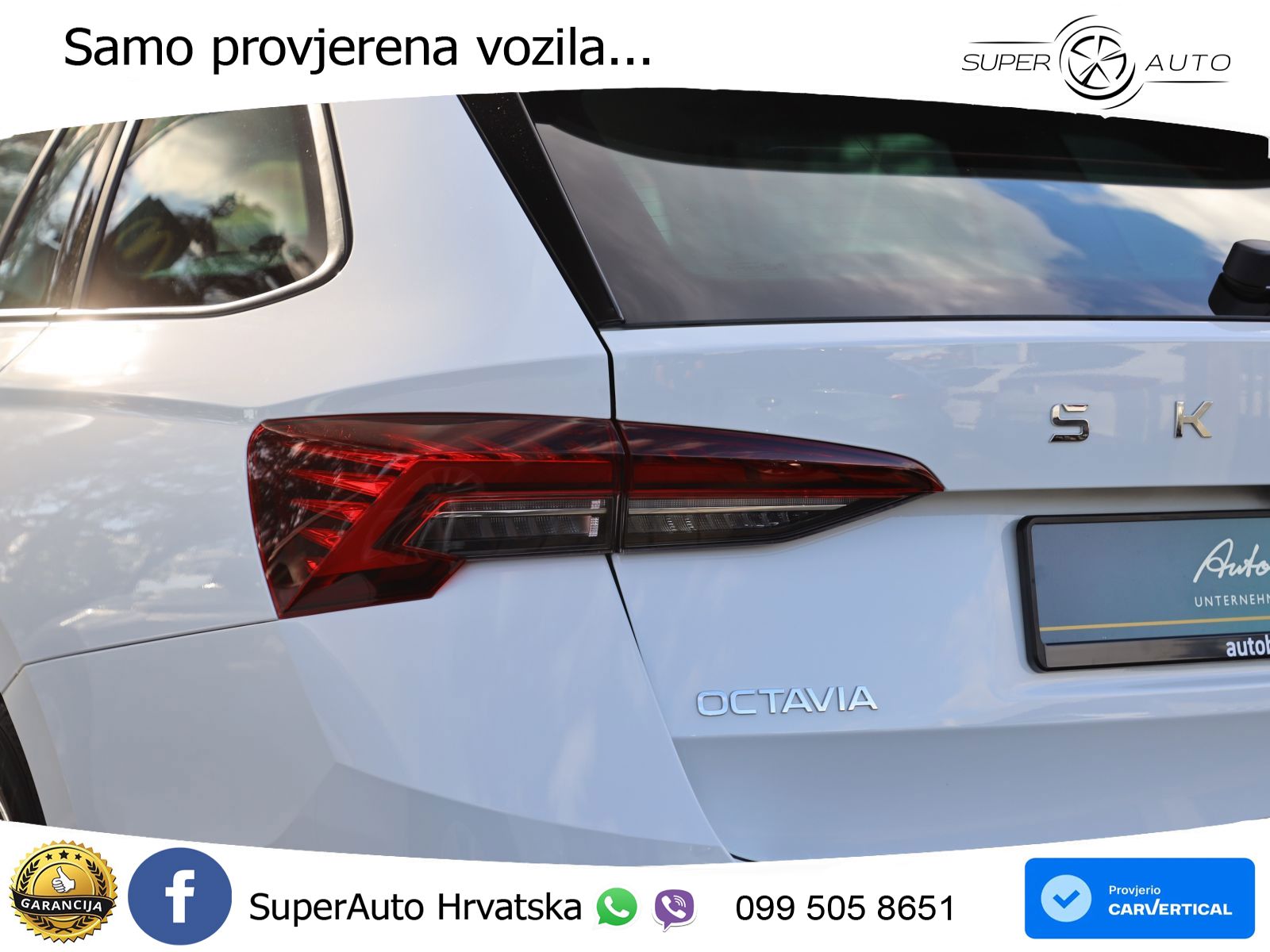 Škoda Octavia Combi 2.0 TDI (150 KS) DSG LED+GR SJED+ACC