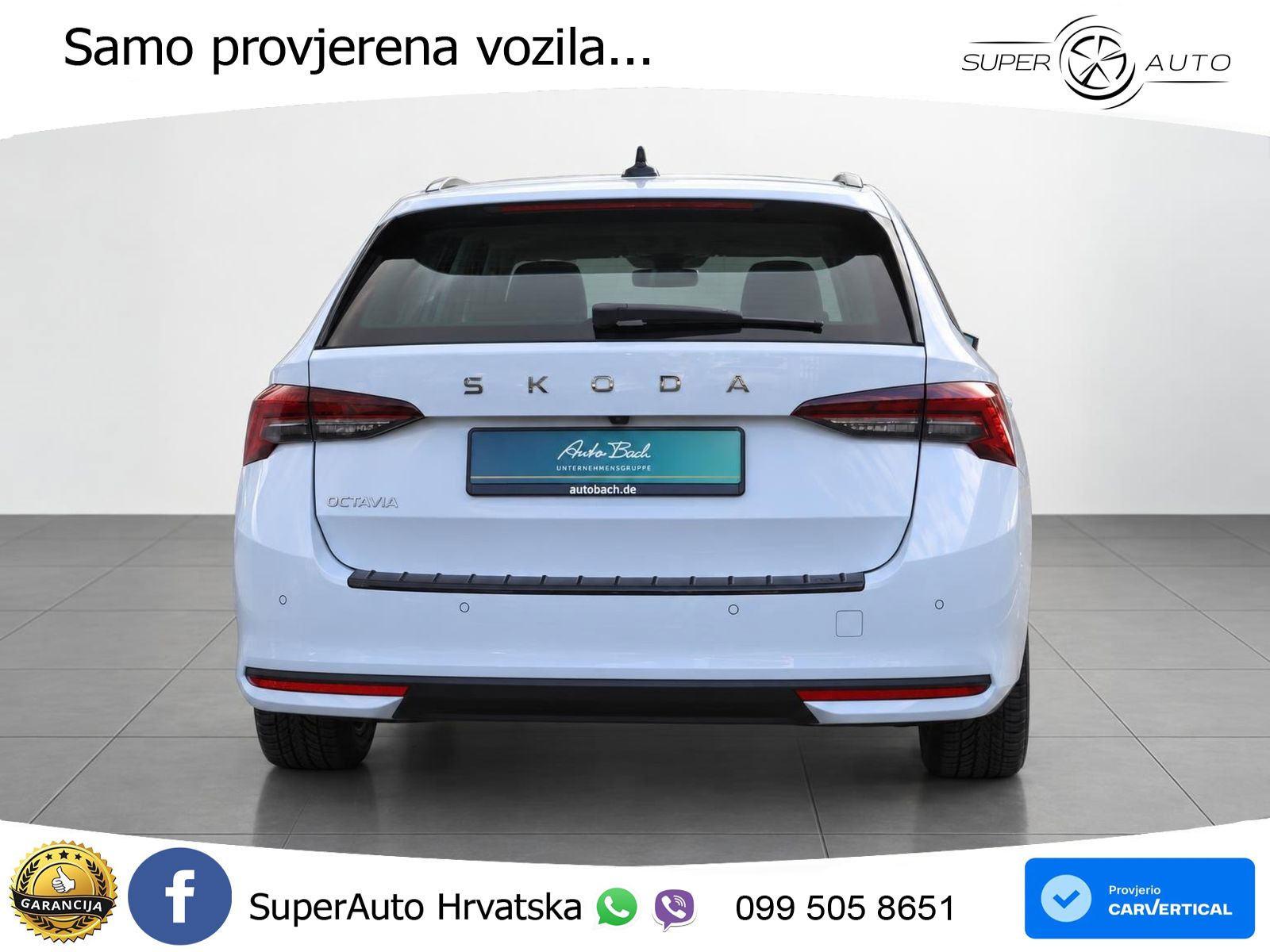 Škoda Octavia Combi 2.0 TDI (150 KS) DSG LED+GR SJED+ACC