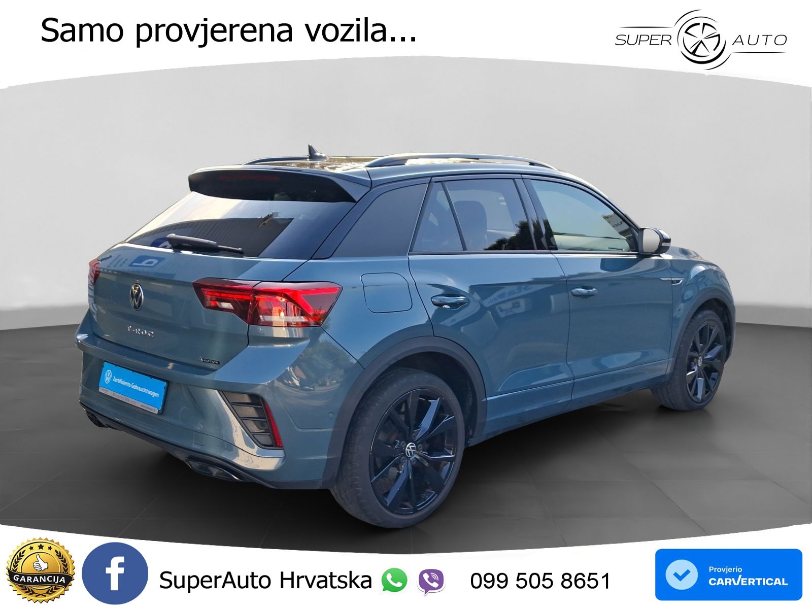 Volkswagen T-Roc 2.0 TSI (190 KS) 4M DSG LED+GR SJED+ACC