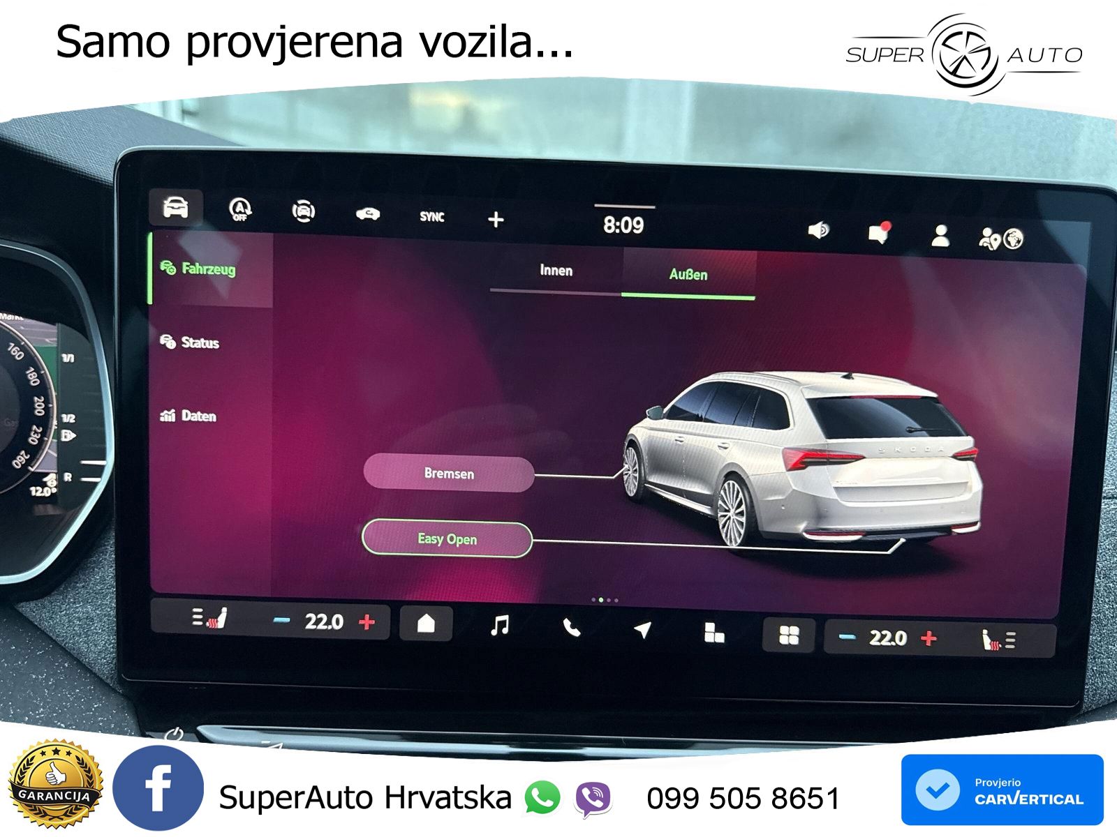 Škoda Octavia Combi 2.0 TDI (150 KS) DSG LED+GR SJED+ACC