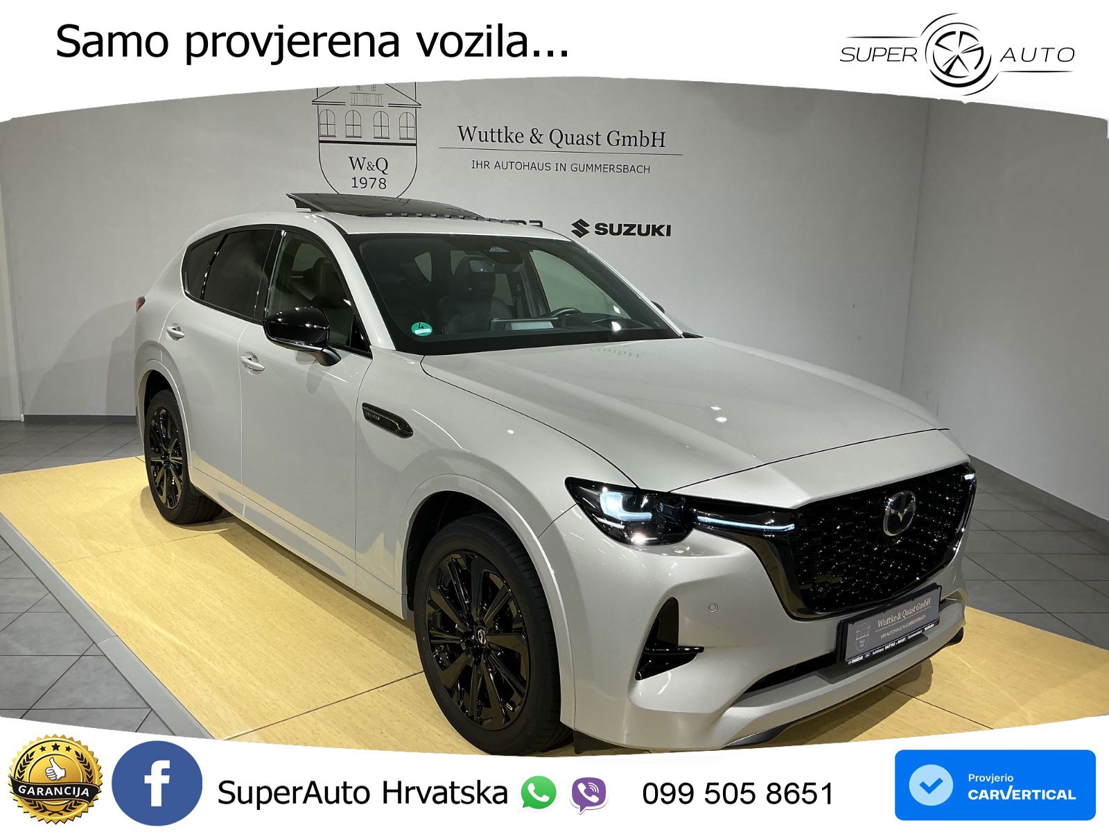 Mazda CX-60 3.3 e-Skyactiv D (254 KS) AWD Automatic LED+GR SJED+ACC