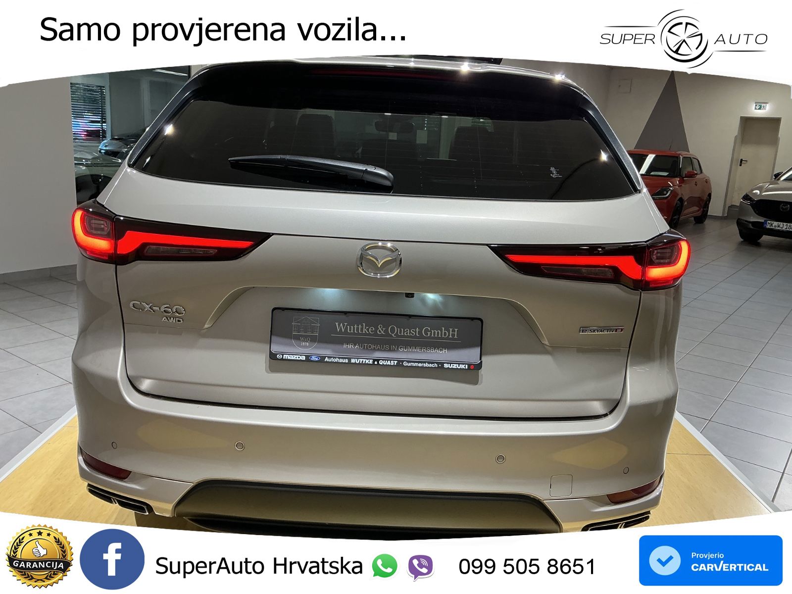 Mazda CX-60 3.3 e-Skyactiv D (254 KS) AWD Automatic LED+GR SJED+ACC