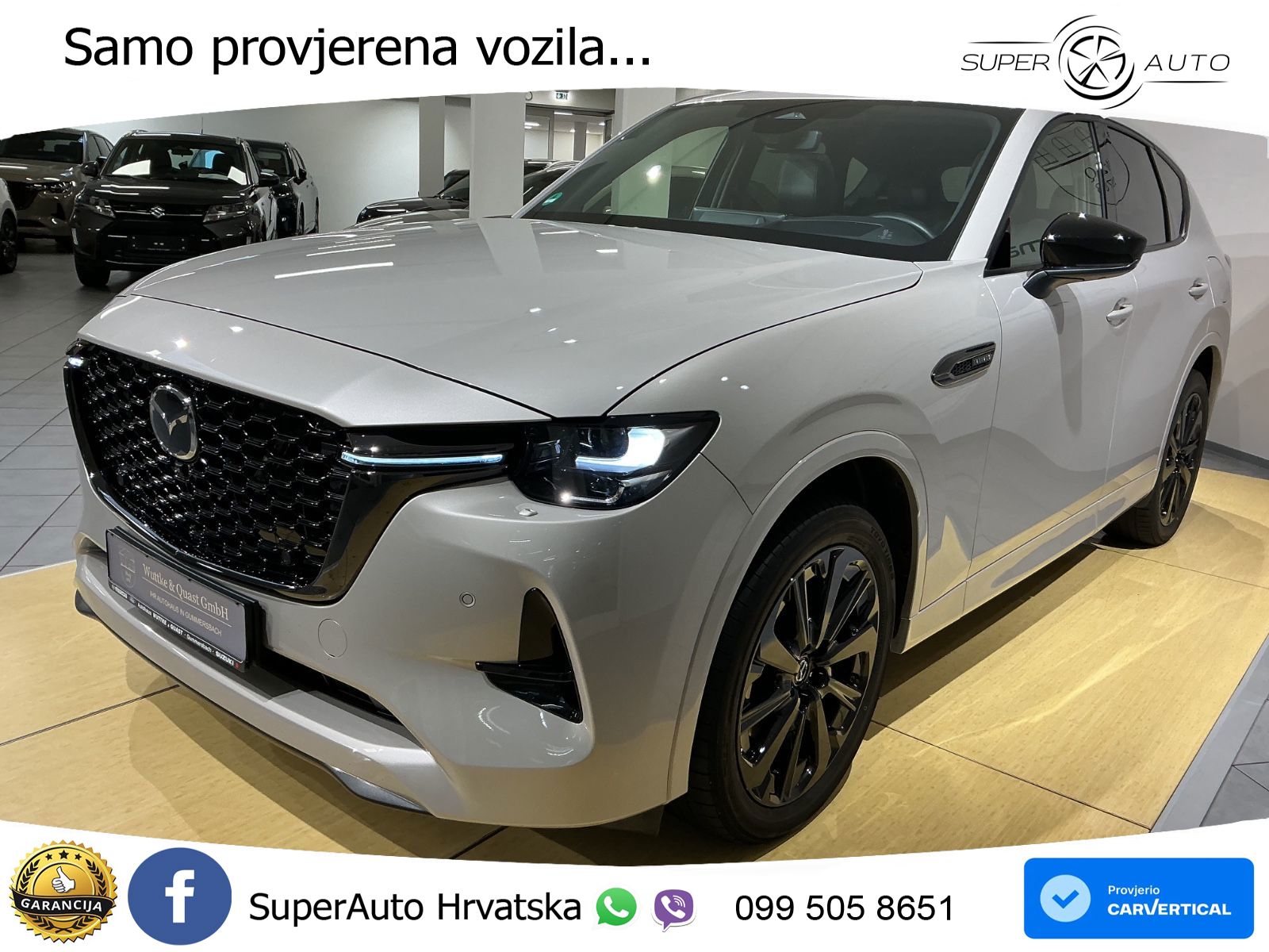 Mazda CX-60 3.3 e-Skyactiv D (254 KS) AWD Automatic LED+GR SJED+ACC