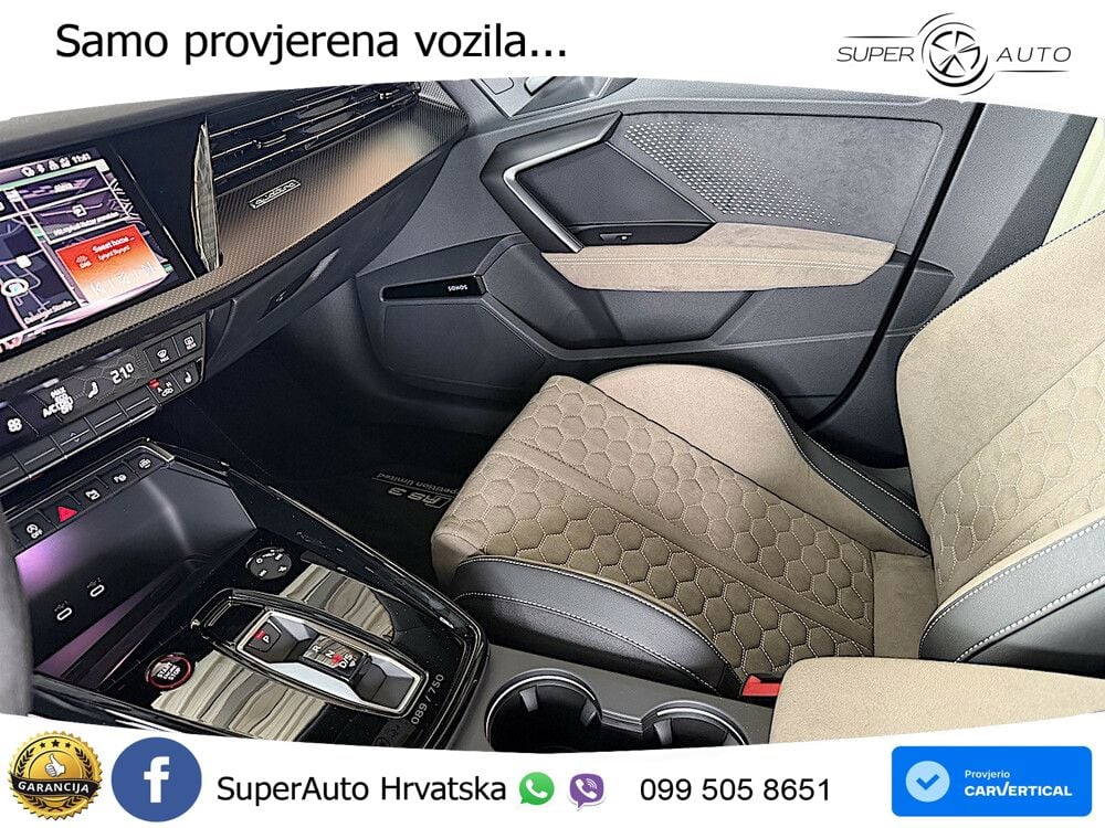 Audi RS3 Sedan 2.5 TFSI (400 KS) quattro S tronic LED+GR SJED+ACC