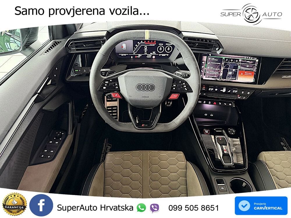 Audi RS3 Sedan 2.5 TFSI (400 KS) quattro S tronic LED+GR SJED+ACC