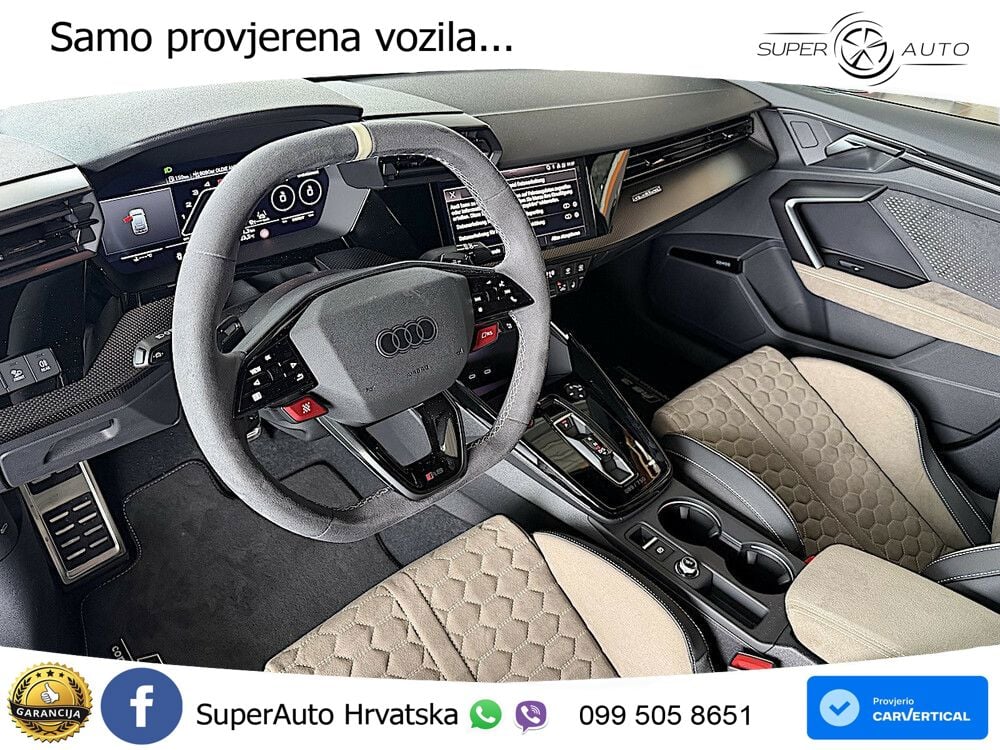 Audi RS3 Sedan 2.5 TFSI (400 KS) quattro S tronic LED+GR SJED+ACC