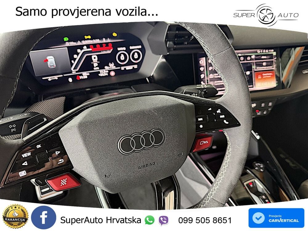 Audi RS3 Sedan 2.5 TFSI (400 KS) quattro S tronic LED+GR SJED+ACC