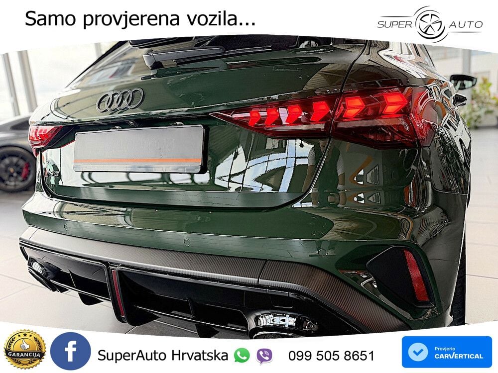 Audi RS3 Sedan 2.5 TFSI (400 KS) quattro S tronic LED+GR SJED+ACC
