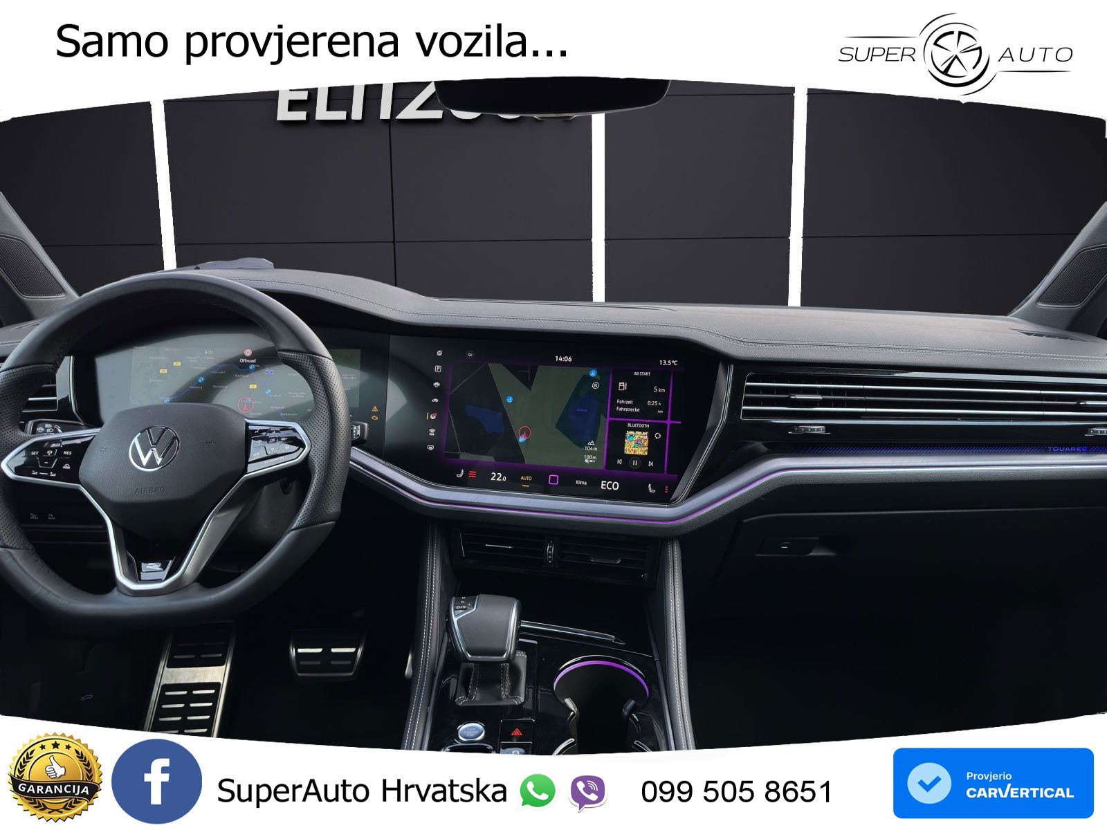 Volkswagen Touareg 3.0 V6 TDI (231 KS) 4MOTION Tiptronic ZRAČNI+ACC+4xGR SJED+KAM