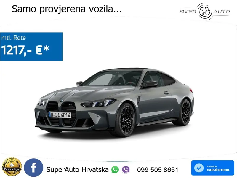 BMW M4 Convertible Competition 3.0 (530 KS) xDrive Steptronic LED+GR SJED+ACC