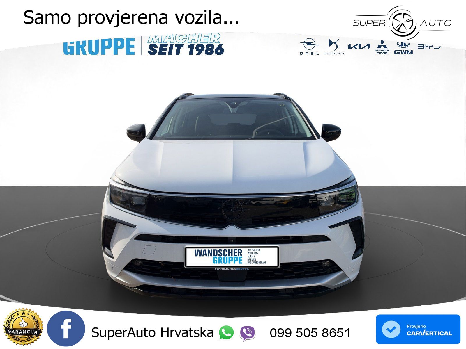 Opel Grandland 1.2i Turbo (130 KS) Automatic LED+GR SJED+ACC