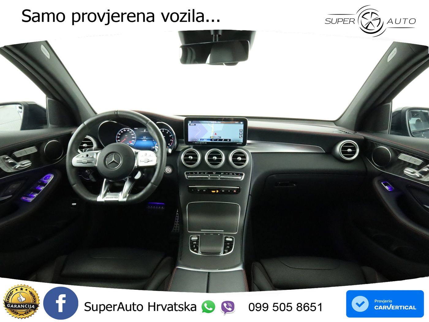 Mercedes GLC Coupe AMG 43 V6 (390 KS) 4MATIC TCT ZRAČNI+ACC+GR SJED+360