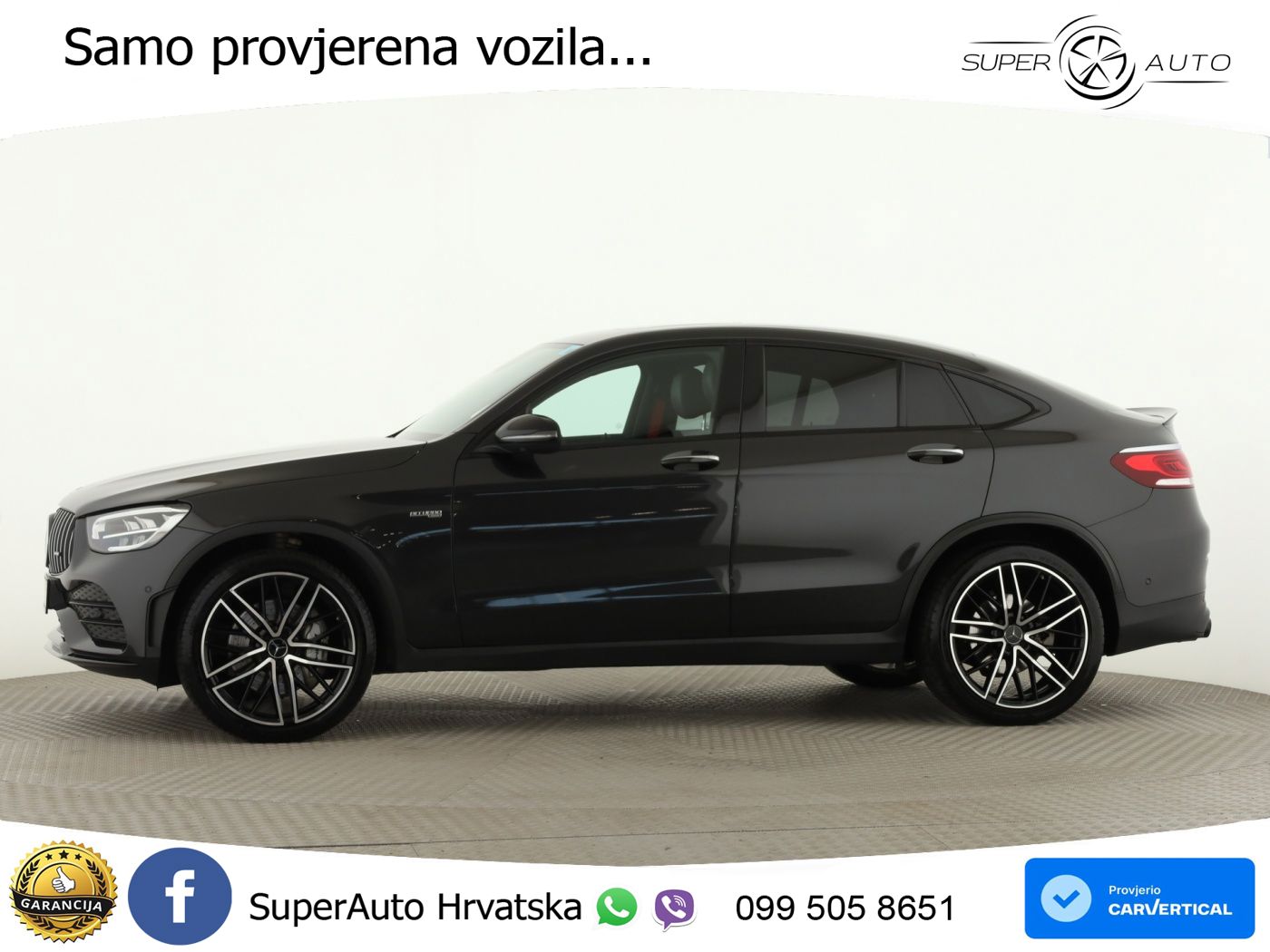 Mercedes GLC Coupe AMG 43 V6 (390 KS) 4MATIC TCT ZRAČNI+ACC+GR SJED+360