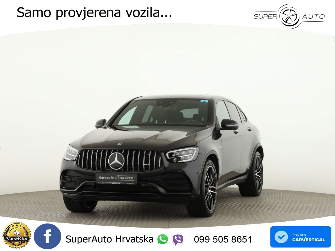 Mercedes GLC Coupe AMG 43 V6 (390 KS) 4MATIC TCT ZRAČNI+ACC+GR SJED+360