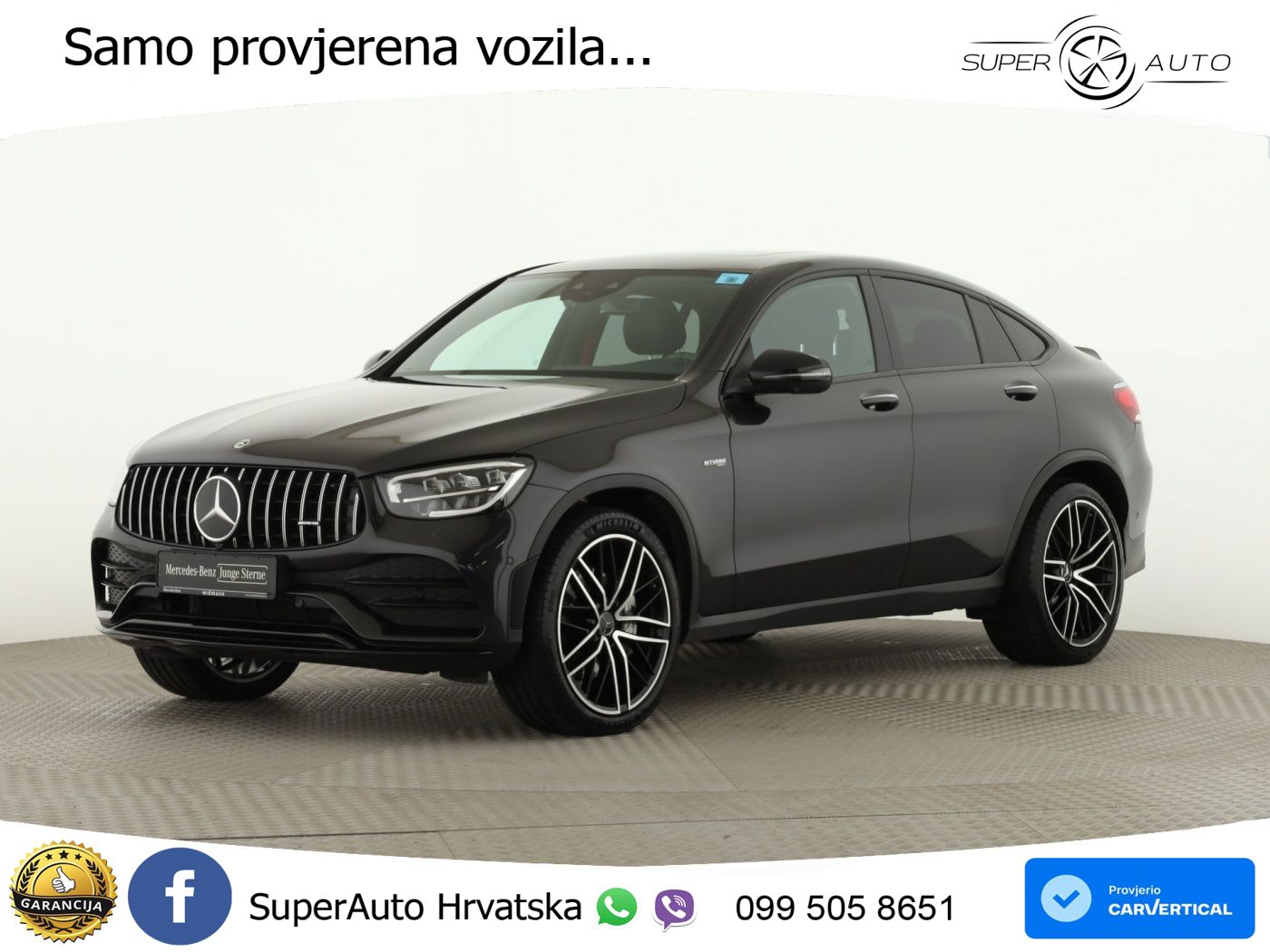Mercedes GLC Coupe AMG 43 V6 (390 KS) 4MATIC TCT ZRAČNI+ACC+GR SJED+360