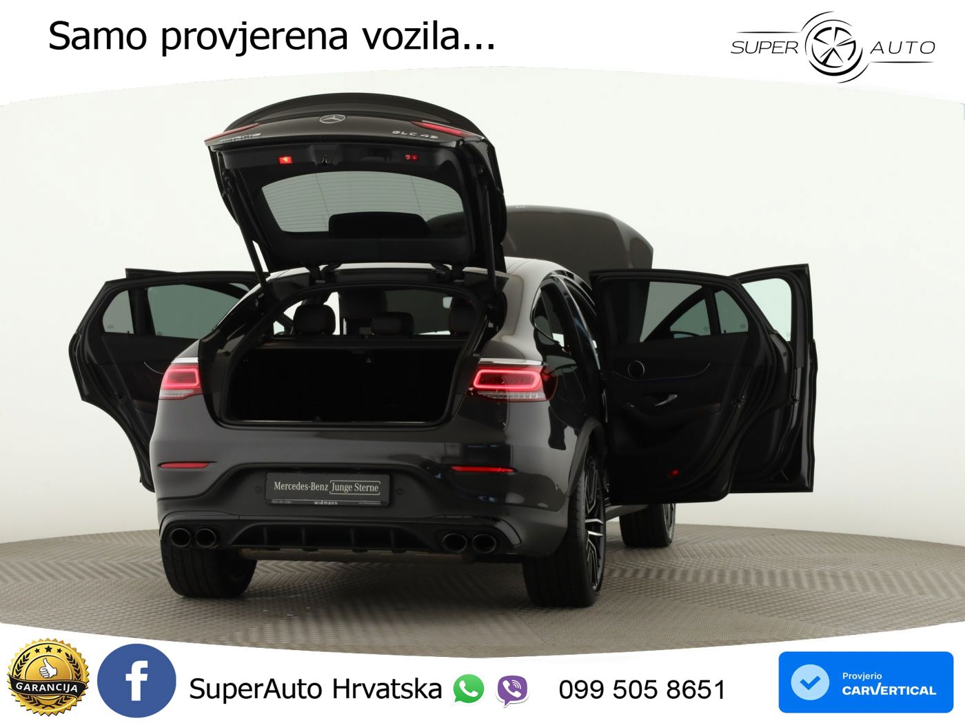 Mercedes GLC Coupe AMG 43 V6 (390 KS) 4MATIC TCT ZRAČNI+ACC+GR SJED+360