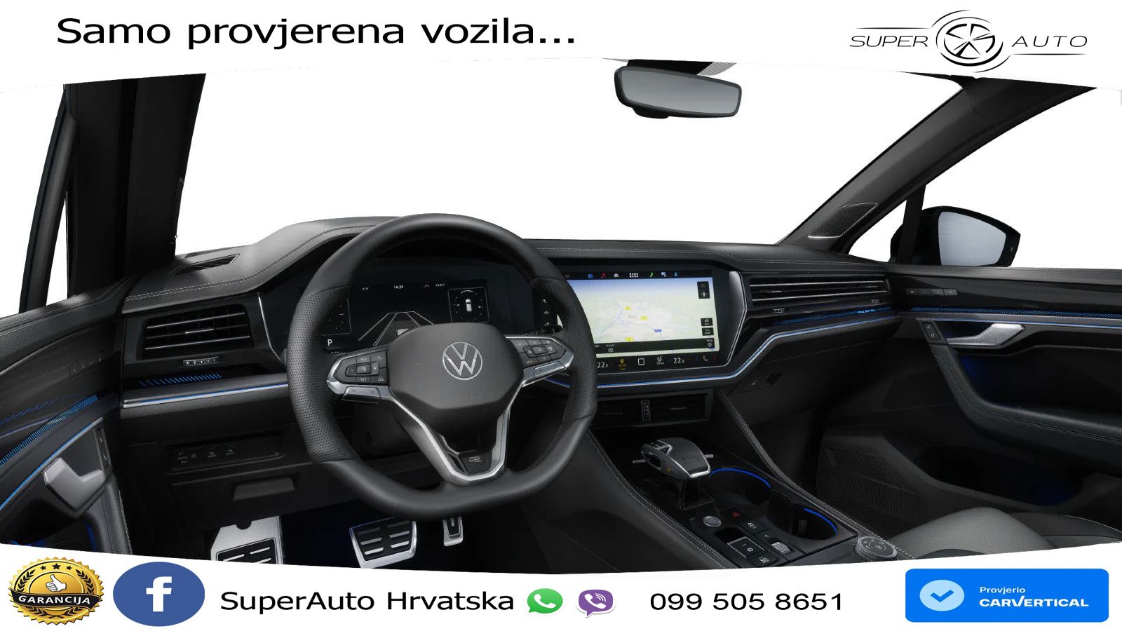 Volkswagen Touareg 3.0 V6 TDI (286 KS) 4MOTION Tiptronic R-Line ZRAČNI+ACC+4xGR SJED+KAM