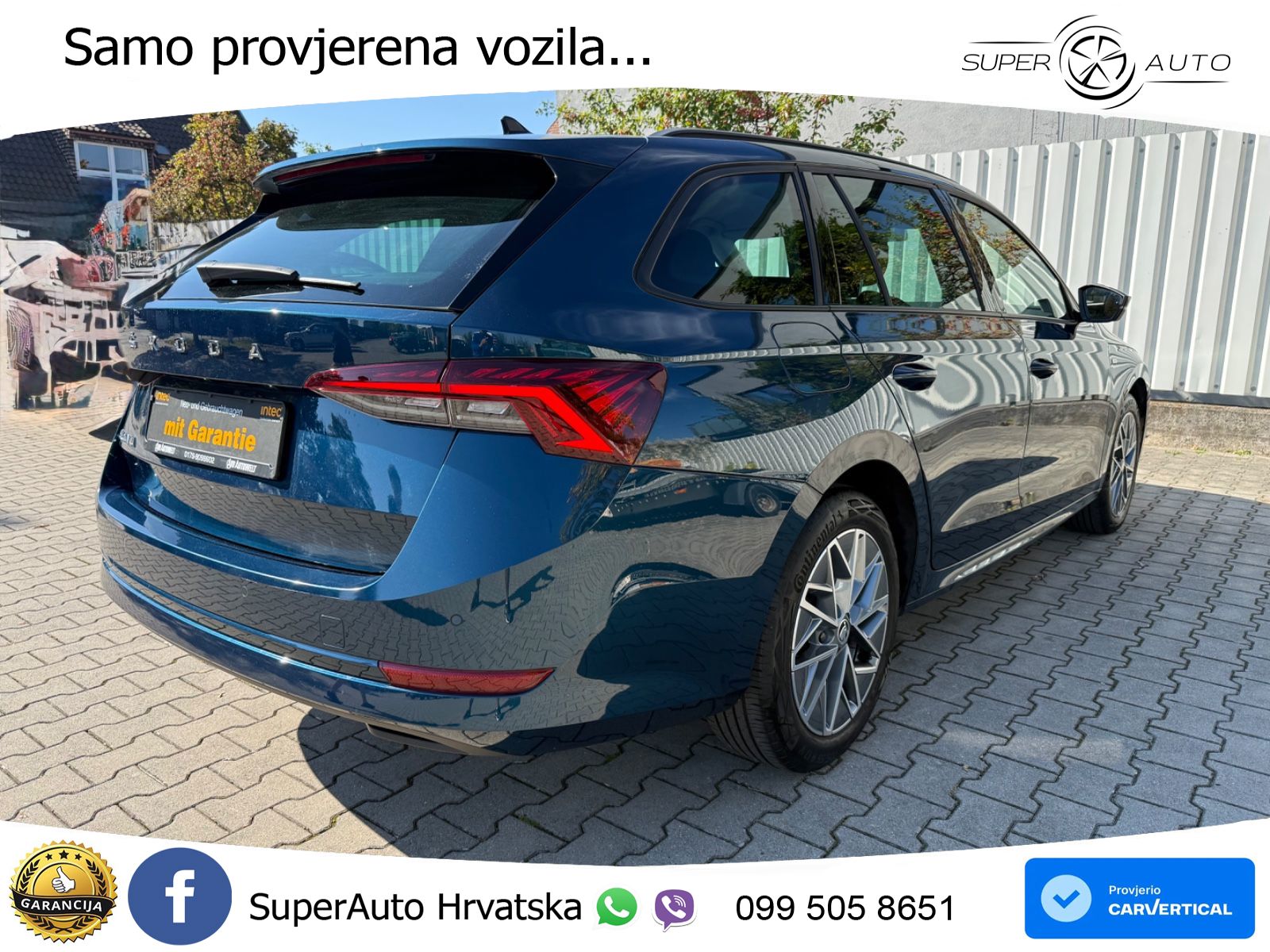 Škoda Octavia Combi 2.0 TDI (150 KS) DSG LED+GR SJED+ACC