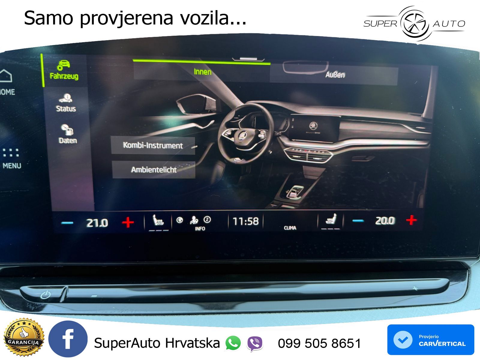 Škoda Octavia Combi 2.0 TDI (150 KS) DSG LED+GR SJED+ACC