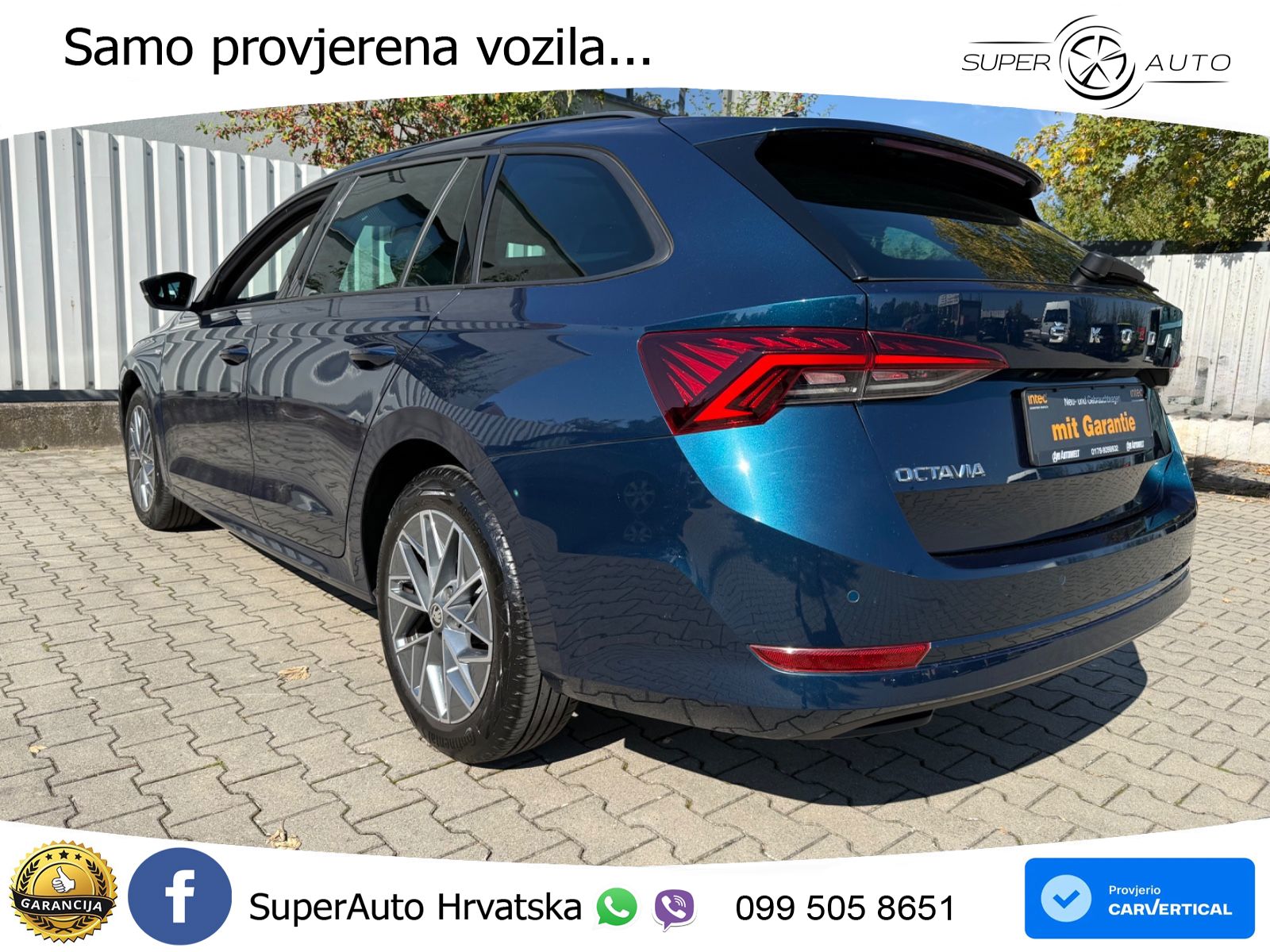 Škoda Octavia Combi 2.0 TDI (150 KS) DSG LED+GR SJED+ACC