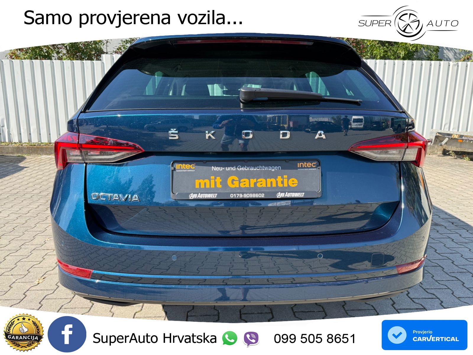 Škoda Octavia Combi 2.0 TDI (150 KS) DSG LED+GR SJED+ACC