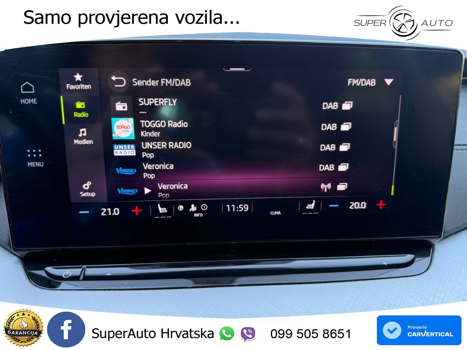 Škoda Octavia Combi 2.0 TDI (150 KS) DSG LED+GR SJED+ACC