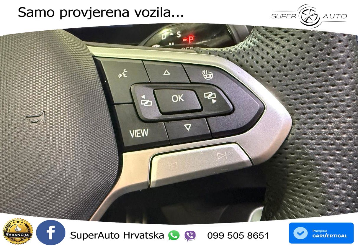 Volkswagen T-Roc 1.5 eTSI (150 KS)  DSG R-Line LED+GR SJED+ACC