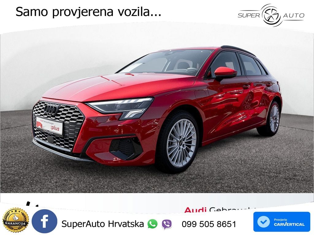 Audi A3 40 TFSIe (204 KS) S tronic LED+GR SJED+ACC
