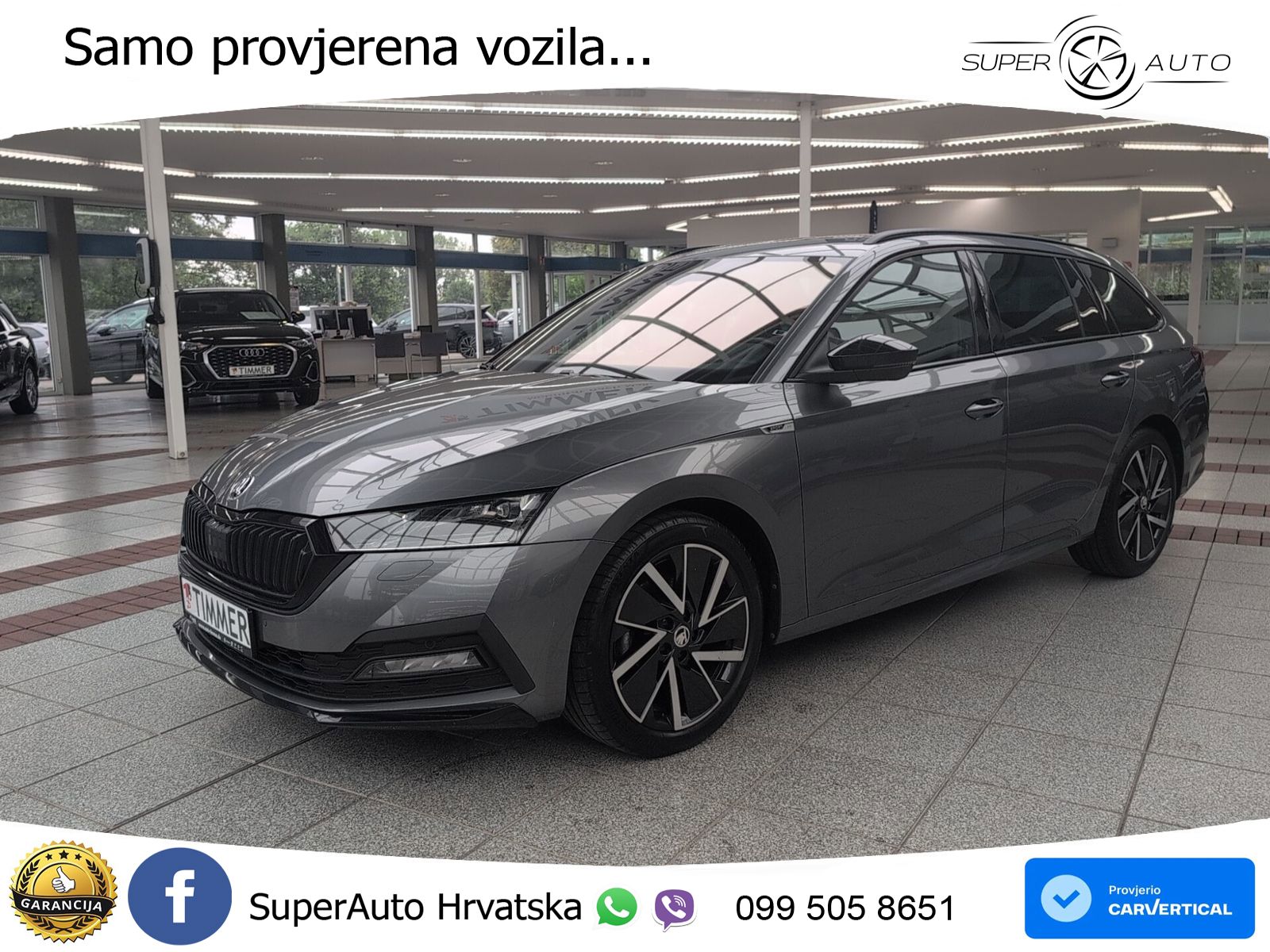 Škoda Octavia Combi 2.0 TDI (150 KS) DSG SportLine LED+GR SJED+ACC