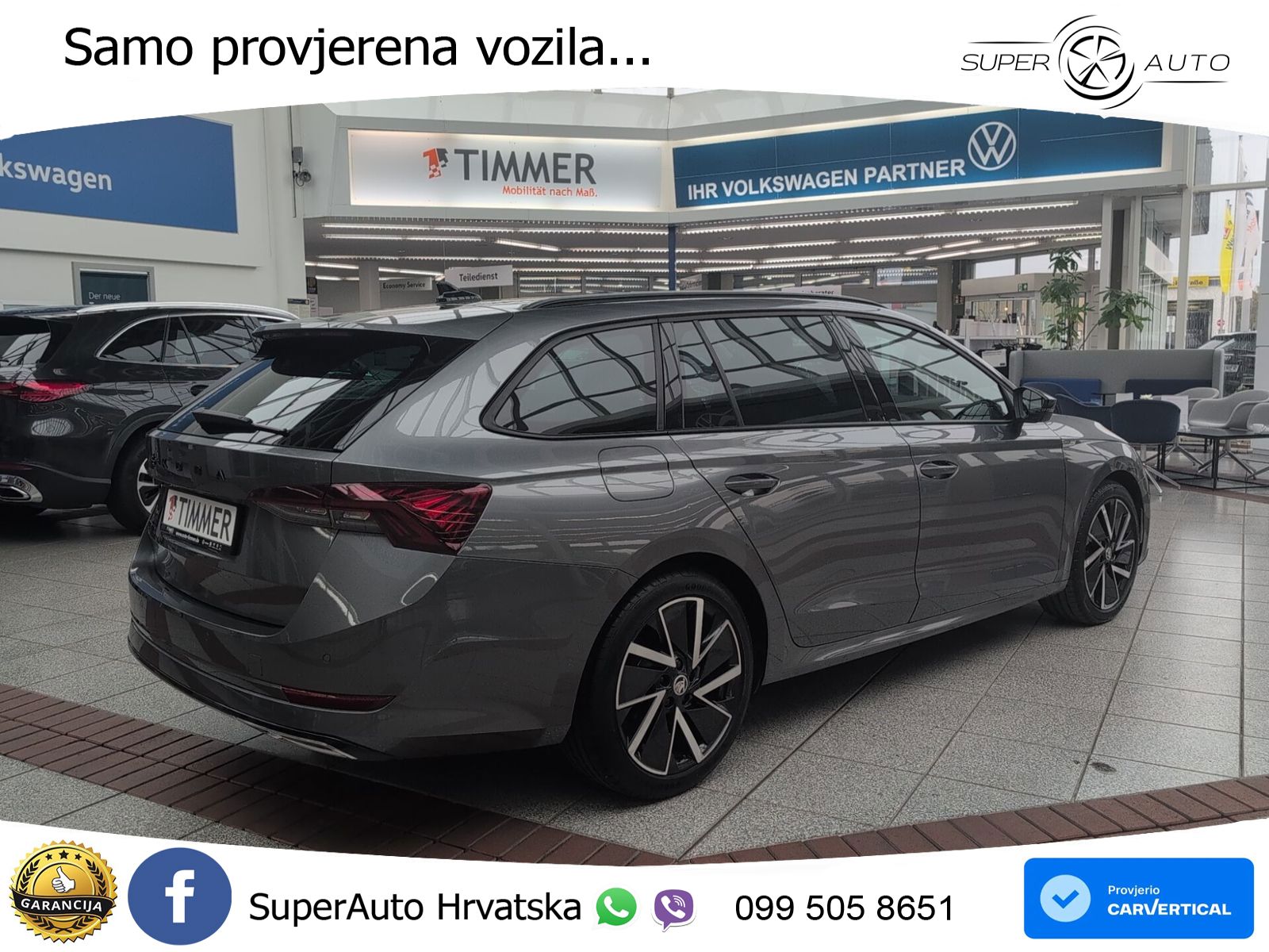 Škoda Octavia Combi 2.0 TDI (150 KS) DSG SportLine LED+GR SJED+ACC